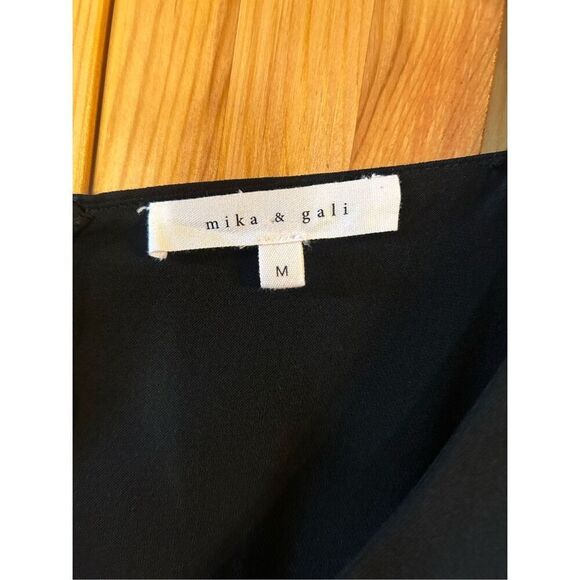 Mika & Gali Black Dress Size Medium (8514) - Picture 5 of 7